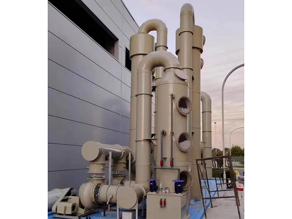 廢氣處理塔工程 廢氣塔 電機(jī)組